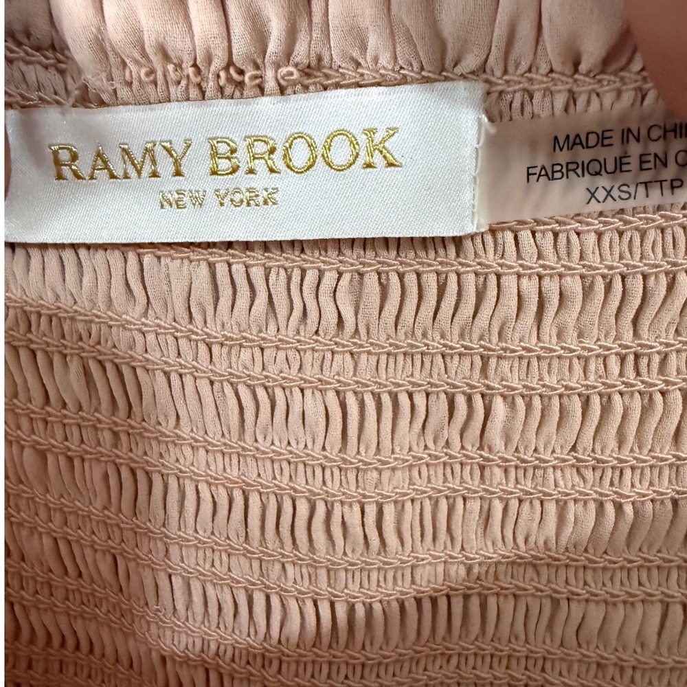Ramy Brook Stephy Strapless Midi Dress Blush Pink XXS - Picture 5 of 9